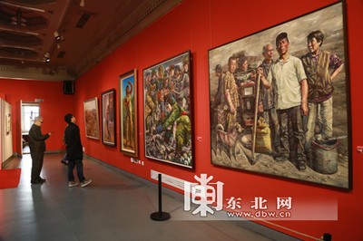 黑龍江省“中國夢”主題文藝創(chuàng)作作品展正式開幕
